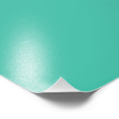 スコットランドのイラスト旅行地図（ターコイズ版） フォトプリント            (角)