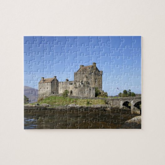 スコットランドのイレアン·ドナン城。有名なイレア語3 ジグソーパズル (横)
