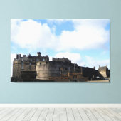 スコットランドのエディンバラ城 キャンバスプリント (インサイチュ (ウッドフロア))