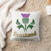 スコットランドのエンブレムアザミ クッション (ブランケット)