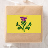 スコットランドのエンブレムアザミ ラベル (インサイチュ)