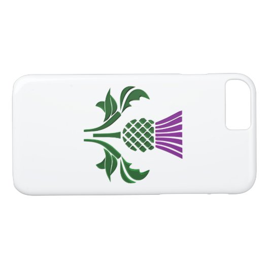 スコットランドのエンブレムアザミ Case-Mate iPhoneケース (裏面(横))