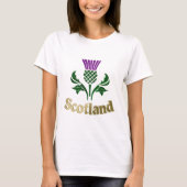 スコットランドのエンブレムアザミ Tシャツ (正面)