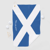 スコットランドのカスタムなゴルフタオルのギフトのスコットランドの旗 ゴルフタオル (インサイチュ)