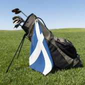 スコットランドのカスタムなゴルフタオルのギフトのスコットランドの旗 ゴルフタオル (グリーン)