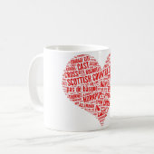 "スコットランドのカントリー・ダンスの愛のために"のマグ コーヒーマグカップ (正面左)