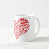 "スコットランドのカントリー・ダンスの愛のために"のマグ コーヒーマグカップ (正面右)