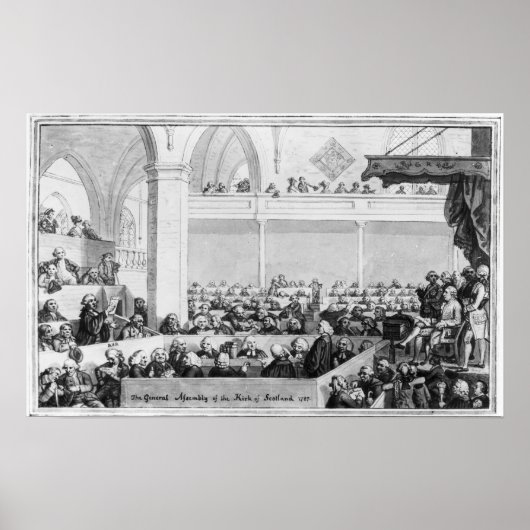 スコットランドのカーク総会 ポスター (正面)