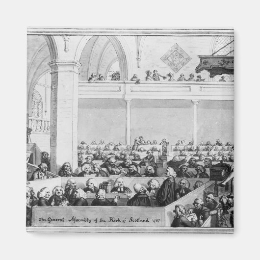 スコットランドのカーク総会 マグネット (正面)