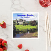 スコットランドのキャンベル氏のインバレー城 スタンダードカクテルナプキン (インサイチュ)