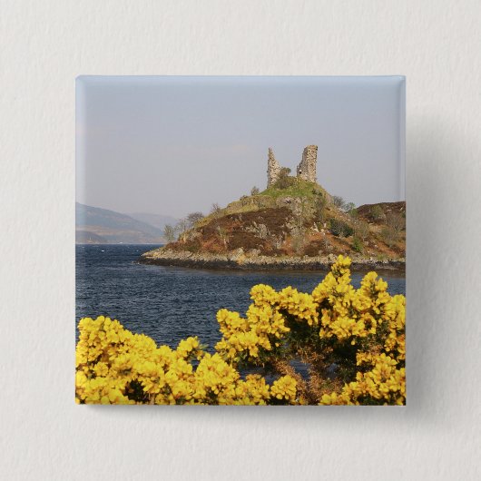 スコットランドのキーリーキン。2の古代遺跡 缶バッジ (正面)