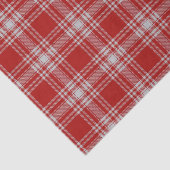 スコットランドのギフトの一族のMenziesの赤と白のタータンチェック 薄葉紙 (詳細)