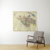 スコットランドのクラン歴史地図クランの場所 タペストリー (インサイチュ(横))