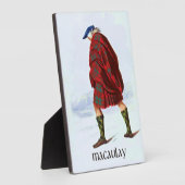 スコットランドのクラン・マカウレイ　R.R.マクイアン著「スコットランド高地のクラン」 フォトプラーク (側面)