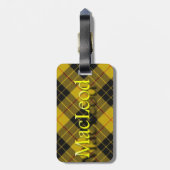 スコットランドのクランMacLeod of Lewisラゲージタグ ラゲッジタグ (裏面縦)
