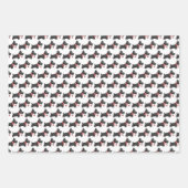 スコットランドのクリスマス ラッピングペーパーシート (正面2)