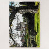 スコットランドのグスリキャッスルグスリクランおもしろいパズル ジグソーパズル (縦)