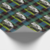 スコットランドのグスリー城 – グスリー族のおもしろい ラッピングペーパー (角)