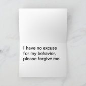 スコットランドのグリーティングカード カード (内部)