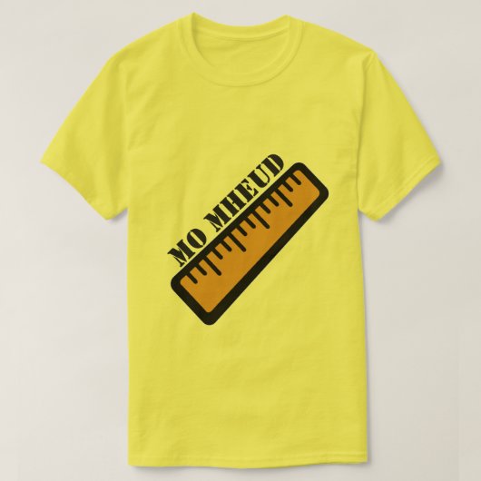 スコットランドのゲール語のモミューの私のサイズ Tシャツ (デザイン正面)