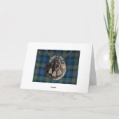 スコットランドのコラージュ カード (裏面)