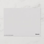 スコットランドのゴシックスカル用葉書 ポストカード (裏面)