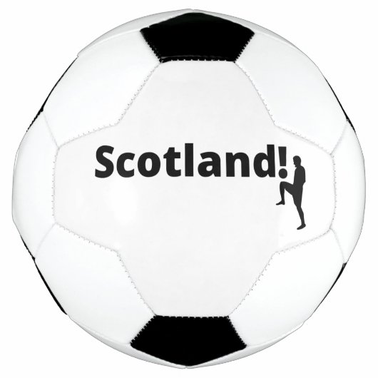 スコットランドのサッカー選手で、ドットをボールとして使う サッカーボール (正面)