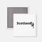 スコットランドのサッカー選手で、ドットをボールとして使う マグネット (正面/裏面)