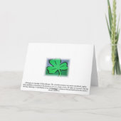 スコットランドのサンタ シーズンカード (裏面)