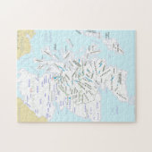 スコットランドのジグソーパズルの一族の地図 ジグソーパズル (横)