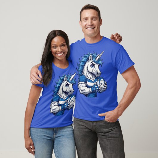 スコットランドのスクラム伝説 ユニコーンの突撃 Tシャツ (ユニセックス)
