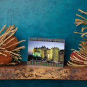 スコットランドのスターリング城Dusk Tabletop フォトプラーク (側面)