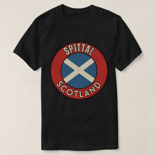 スコットランドのスピタル Tシャツ (デザイン正面)