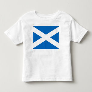 スコットランドのセント・アンドリュー・クロスのスコットランド国旗 トドラーTシャツ