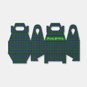 スコットランドのタータンチェックのプレイド フェイバーボックス (折り畳みなし)