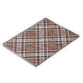 スコットランドのタータンチェックの継ぎ目のないパターン。リピータ ノートブック (左側)