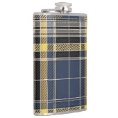 スコットランドのタータンチェックパターン フラスク (右)