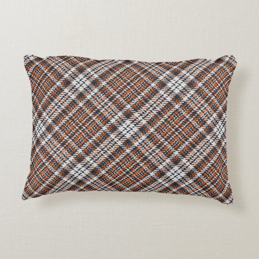 スコットランドのタータンチェックプレイドのシームレスなパターン。リピータ アクセントクッション (裏面)