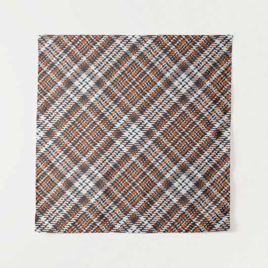 スコットランドのタータンチェックプレイドのシームレスなパターン。リピータ タペストリー (正面)