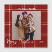 スコットランドのタータンチェック柄のクリスマス オリジナル  (正面)