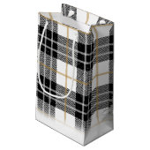 スコットランドのタータンチェック スモールペーパーバッグ (裏面アングル)