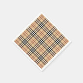 スコットランドのタータン模様 スタンダードカクテルナプキン (角)