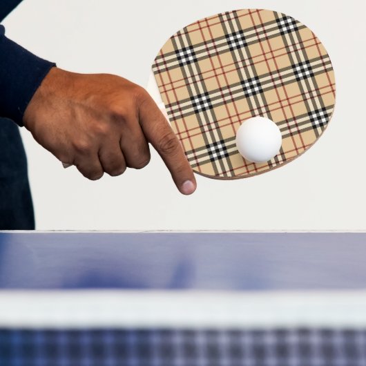 スコットランドのタータン模様 卓球ラケット (インサイチュ)