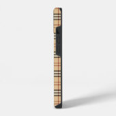 スコットランドのタータン模様 iPhoneケース (左側面)