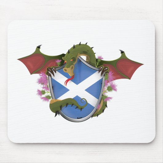 スコットランドのドラゴン マウスパッド (正面)