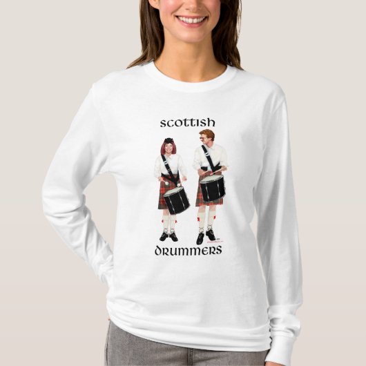 スコットランドのドラマー Tシャツ (正面)