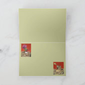 スコットランドのネリとロージーのカード カード (内部)