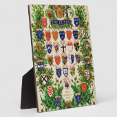 スコットランドのハイランダークランの紋章の盾 フォトプラーク (側面)