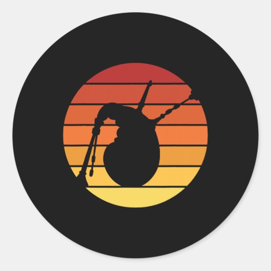 スコットランドのハイランドバグパイプ音楽スコットランドキルデシ ラウンドシール (正面)