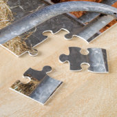 スコットランドのハイランド牛 ジグソーパズル (側面)